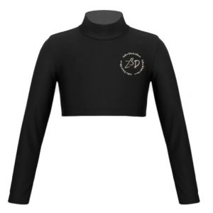 Kids Long Sleeve Crop Top