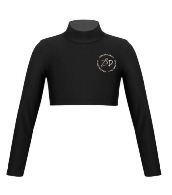 Kids Long Sleeve Crop Top