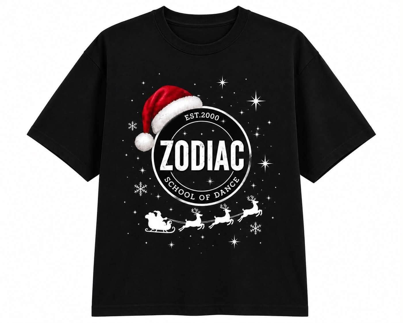 Zodiac Christmas T-Shirt – Zodiac School of Dance